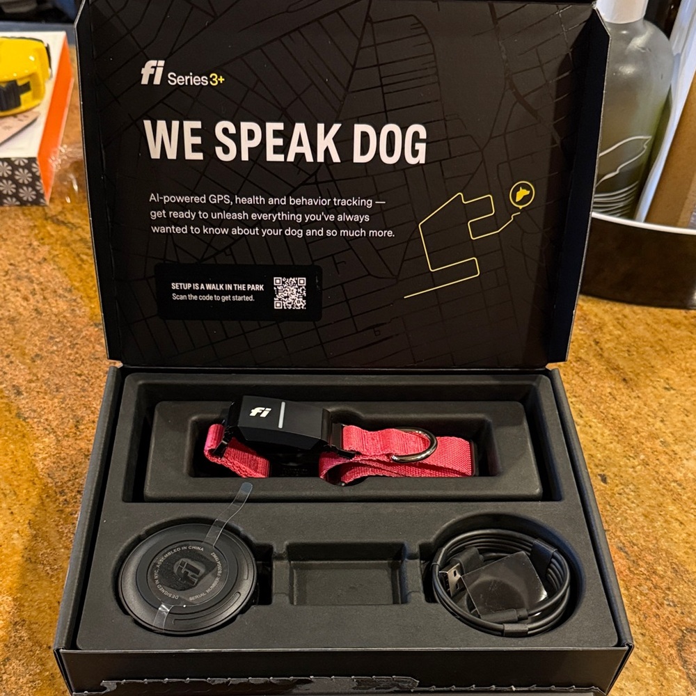 Series 3+ Pink Dog Collar